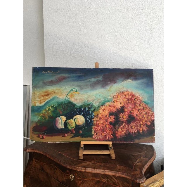 A catering point on the back of the work. Renato Bertoloni (1924-1986). This piece has an attribution mark, I am sure that...