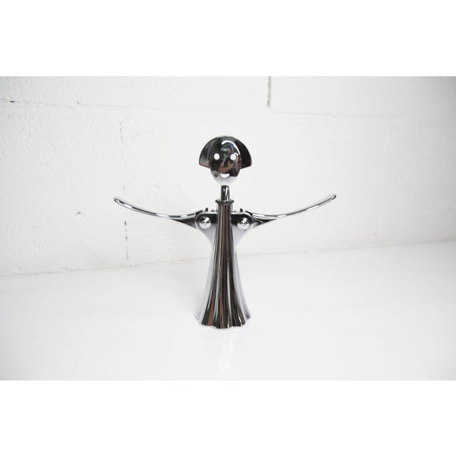 Alessi Stainless Steel Corkscrew by Anna G for Alessi, 1980s For Sale - Image 4 of 10