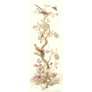 Chinoiserie Style Bird Painting, "Take It to the Nest Level" For Sale