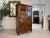 Antique Walnut Biedermeier Display Cabinet For Sale - Image 6 of 16