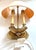 Vintage Neoclassical Brass Wall Lamp with Off-White Shade, 1970s For Sale - Image 14 of 18