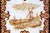 French 19th Century French Carved Oak Musical Hot Dish Trivet With Hand-Painted Tile For Sale - Image 3 of 6