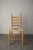Wood Set of 8 Italian Pine and Rush Ladderback Dining Chairs For Sale - Image 7 of 10