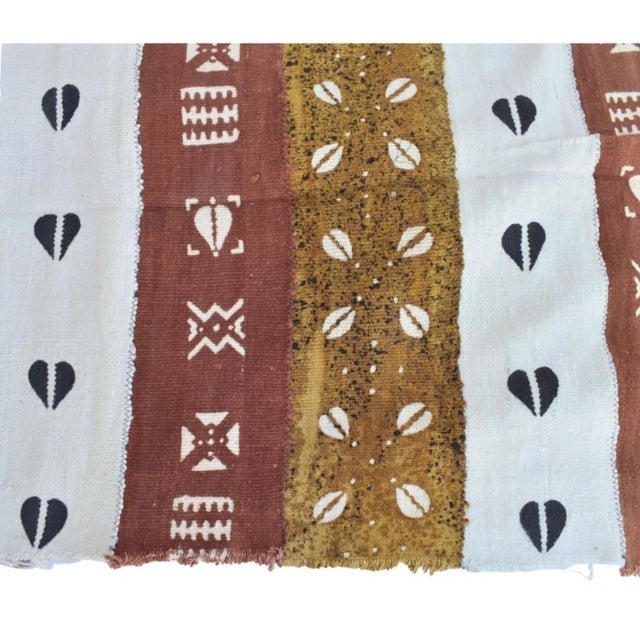 Early 20th Century Mudcloth Multi Colored Textile Mali 62x45 Inch For Sale - Image 10 of 10