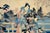 Elegant Amusements of Eastern Genji - Japanese Triptych Woodblock Print on Paper by Utagawa Kunisada (Toyokuni Iii) For Sale - Image 10 of 11