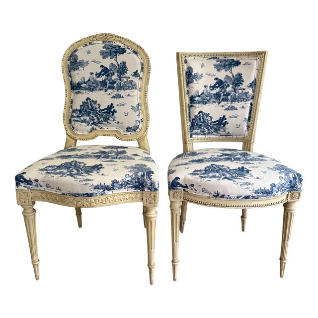 Antique Gustavian Chairs, 1860, Set of 2 For Sale
