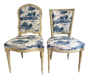 Antique Gustavian Chairs, 1860, Set of 2