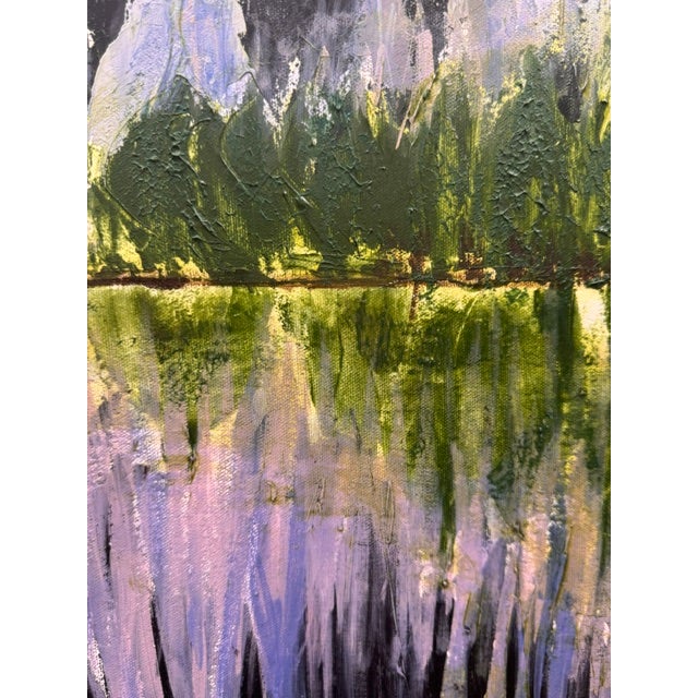 2020s Reflections on Water by Kathleen Varadi, Contemporary Abstract Painting For Sale - Image 5 of 8