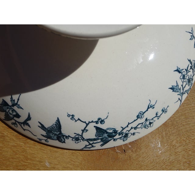 Small Terre De Fer Compote Dish from HB & Cie, 1890s For Sale - Image 14 of 18
