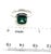 Natural Solitaire Tourmaline Ring 6.5 14k W Gold 2.25 TCW Certified For Sale - Image 9 of 13
