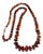 Vintage Baltic Amber Hand Knotted Beaded Necklace For Sale