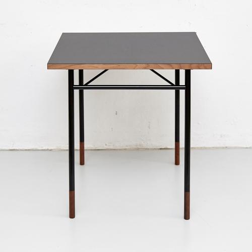 Not Yet Made - Made To Order Nyhavn Desk in Black Lino and Steel by Finn Juhl For Sale - Image 5 of 18