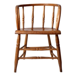 Antique 1800s Windsor Captain’s Chair For Sale