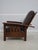 Mission Stickley Mission Oak Leather Morris Chair & Ottoman For Sale - Image 3 of 18