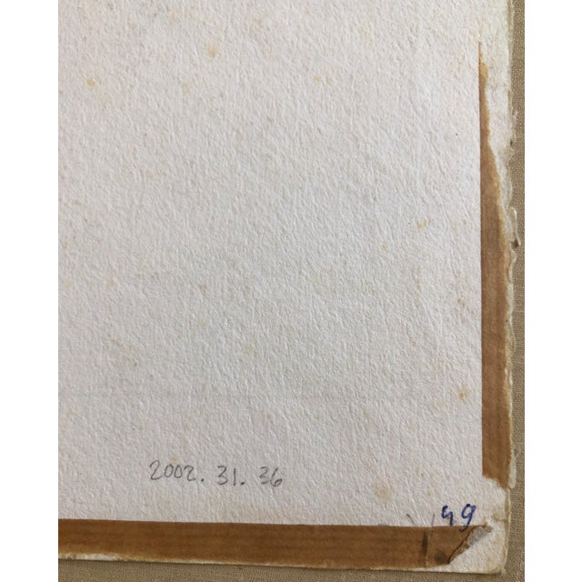 Dora Szampanier, Berlin Germany Jewish Memorial Etching Destroyed Synagogue Folk Art Judaica For Sale In Miami - Image 6 of 7