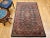 Vintage Kashan Area Rug, Handwoven Floral Pattern, Navy & Brick Red, 4’ X 6’ For Sale - Image 12 of 12