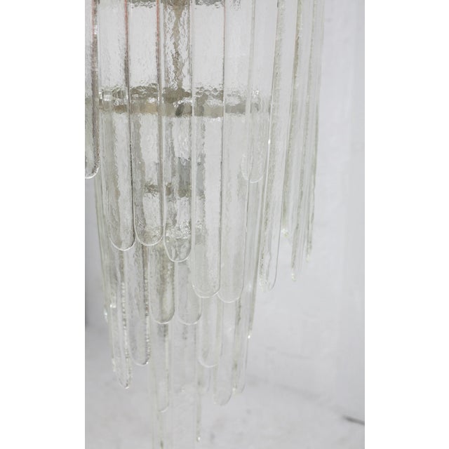 1970s Large Murano Chandelier by Carlo Nason for Mazzega, Italy, 1970s For Sale - Image 5 of 18