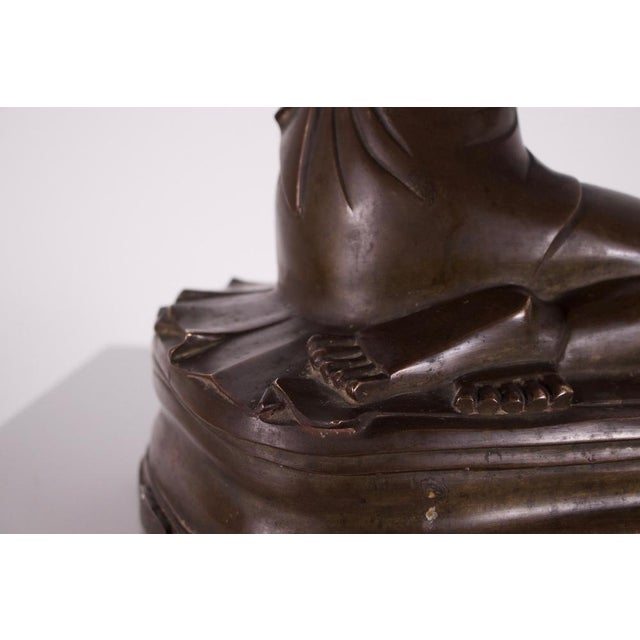 Copper Burmese Artist, Adoring Moggallana, 1890s-1910s, Bronze For Sale - Image 8 of 11