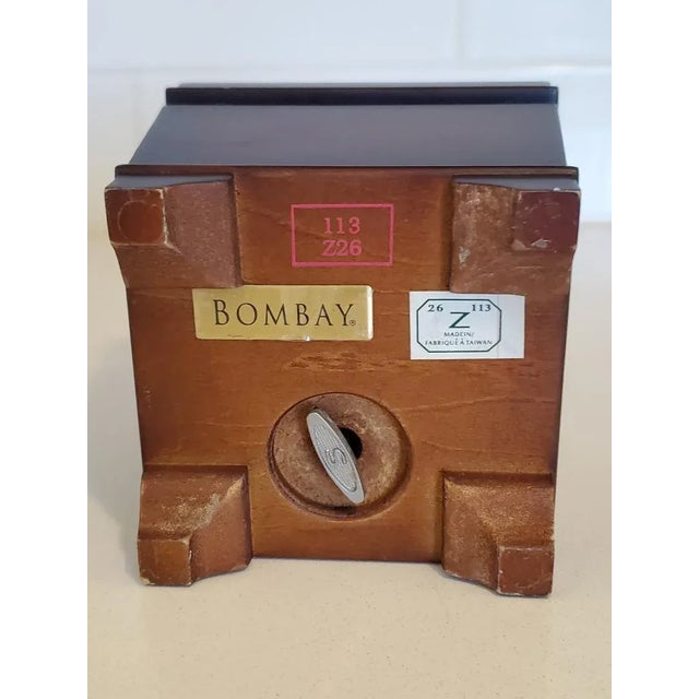 Petite Wooden Musical Jewelry Box, Vintage For Sale In Miami - Image 6 of 7