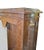 Chestnut 19th-Century Tiger Maple and Glass Display Cabinet With Four Shelves For Sale - Image 8 of 10