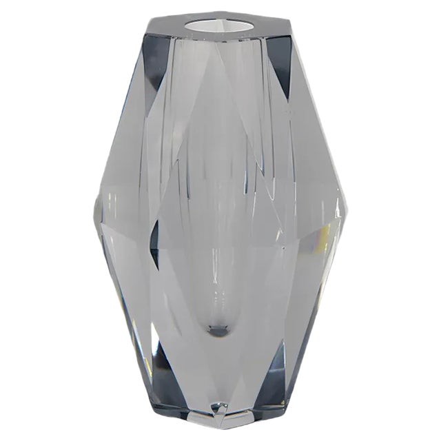 Mid-Century Glass Vase by Asta Strömberg for Strömbergshyttan, 1960s For Sale