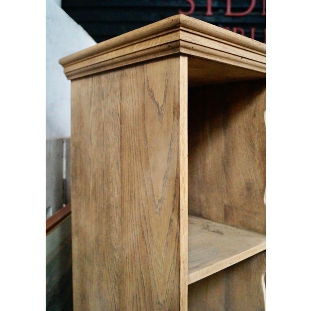 Victorain Country Kitchen Washed Oak Pigeon Hole Cabinet, 1880s For Sale - Image 4 of 13