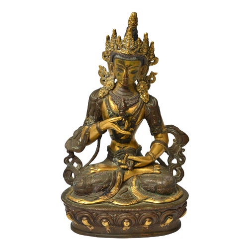 Tibetan Bronze Figure White Tare For Sale