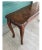 Late 20th Century Late 20th Century French Provincial Style Carved Sofa Console Table For Sale - Image 5 of 7