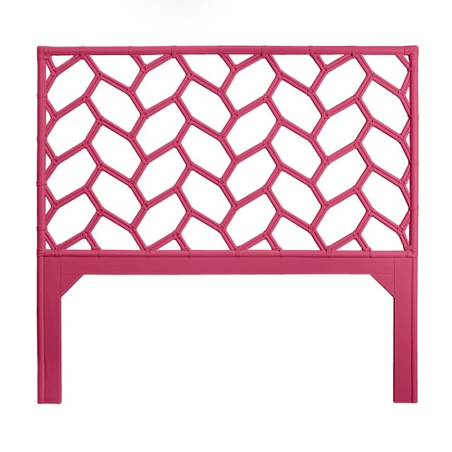 Silas Headboard Queen - Pink For Sale In West Palm - Image 6 of 6