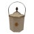 Ceramic Porcelain Ice Bucket With Crest by Ernest John For Sale