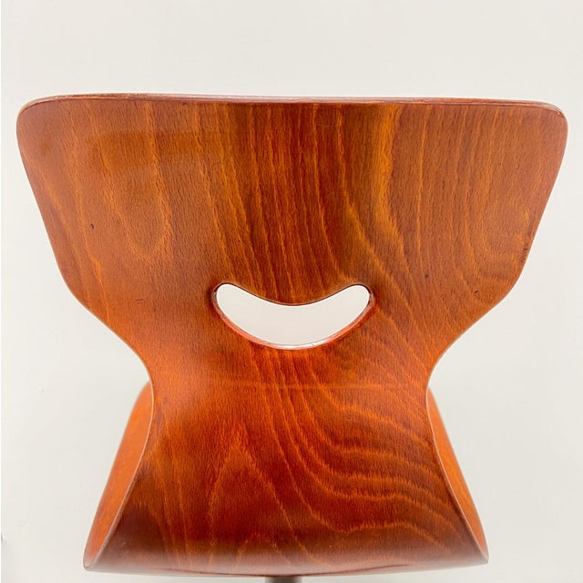 Pagholz Flötotto Vintage Smyle Kids Chair by Adam Stegner for Pagholz Flötotto, 1950s For Sale - Image 4 of 12