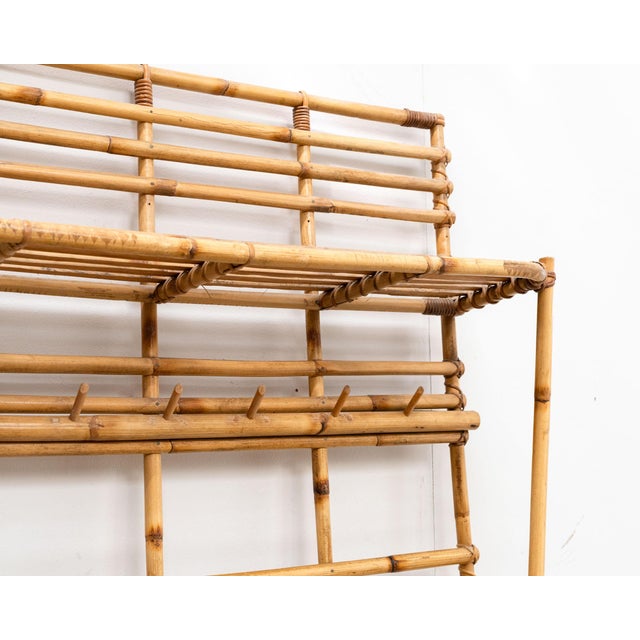 Vintage Rattan Wardrobe, Italy, 1960s For Sale - Image 6 of 9