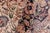 Textile Shabby Chic Floral 1990's Pak-Persian Ivory/Blue Wool Rug - 9'1'' X 12'7'' For Sale - Image 7 of 9