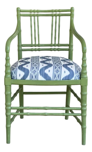 Faux Bamboo Kittinger Attributed Armchair