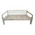 Simple White Wash Teak Twin Daybed For Sale