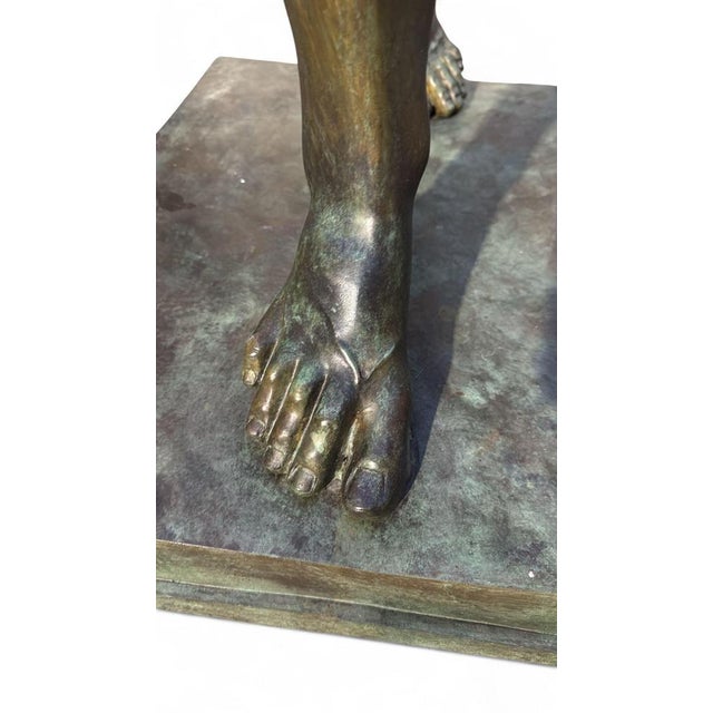 Monumental Faun Sculpture in Bronze For Sale - Image 10 of 13
