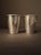 Mid-Century Modern Vintage Polish .800 Silver Miniature Kiddush Cups Travel Shot Cups Judaica - Pair For Sale - Image 3 of 15