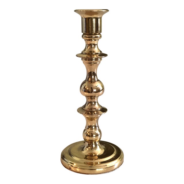 Vintage Brass Baldwin Candlestick Candle Holder Chairish