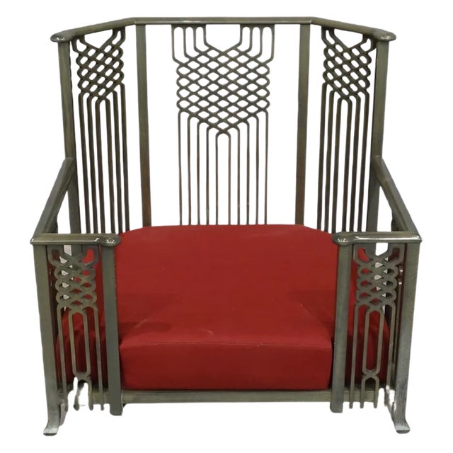 Large Italian Chinoiserie Lounge Chair by Giorgetti, 1970s For Sale
