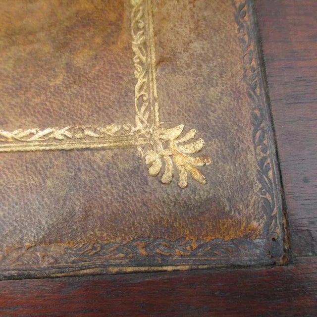 English English Antique Drop Front Writing Desk For Sale - Image 3 of 8