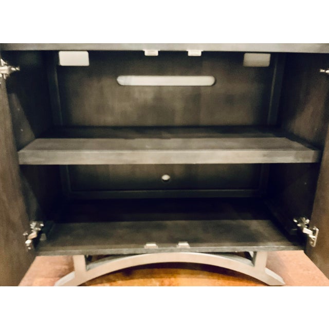 Modern Hooker Modern Black Nolita Two Door Cabinet For Sale - Image 3 of 6