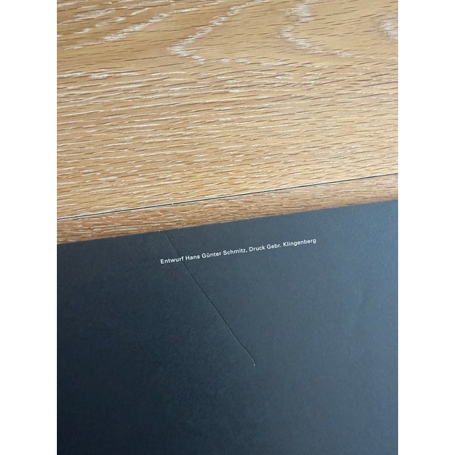 Hans Günter Schmitz, 7. Triennale Die Besten Plakate 1990–1993, Deutsches Plakat Museum Essen, 1994, Original Vintage Exhibition Poster, For Sale - Image 9 of 12