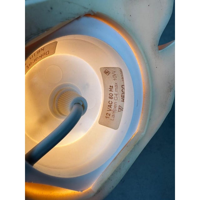 Plastic Rabbit Lamp from Heico, 1990s For Sale - Image 7 of 8