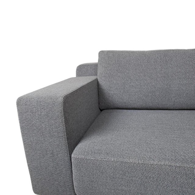 Textile Large Blue Fabric Corner Sofa from Walter Knoll For Sale - Image 7 of 16