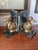 Late 20th Century Late 20th Century Solid Brass Duck Bookends on Marble For Sale - Image 5 of 10