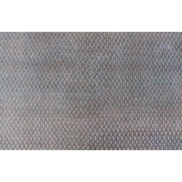 Antique Hand Knotted Persian Tabriz Rug With All-Over Design in Muted Tones For Sale In Atlanta - Image 6 of 17