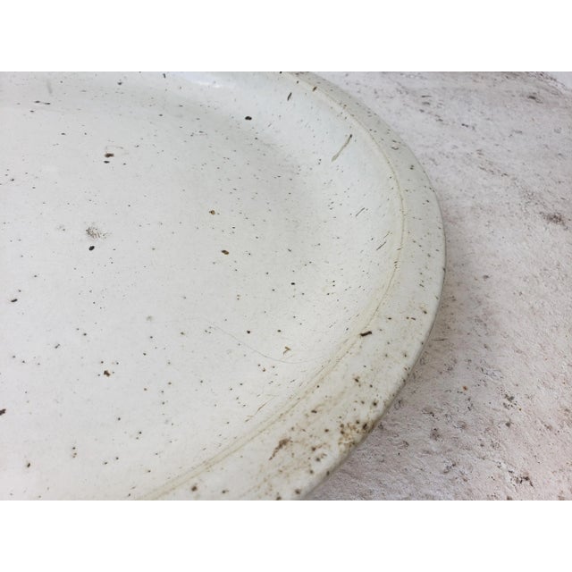 Ceramic Large-Scale Hand-Thrown Charger II For Sale - Image 7 of 9