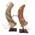 Woven Papua New Guinea Koteka on Custom Stands- A Pair For Sale