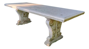 Italian Venetian Istrian Marble Table, 19th Century