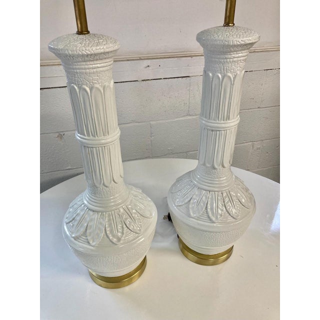 Pair of Vintage Ceramic Table Lamps For Sale - Image 4 of 8
